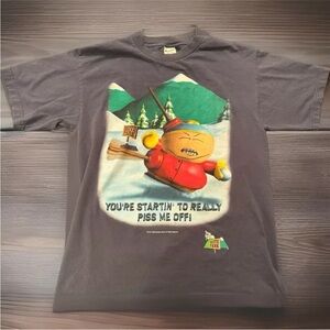 Vintage 1990s South Park Cartman T-Shirt OG USA Made Size L Rare